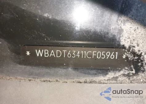 2001 BMW 530Ia z USA, uszkodzony, nr VIN WBADT63411CF05961